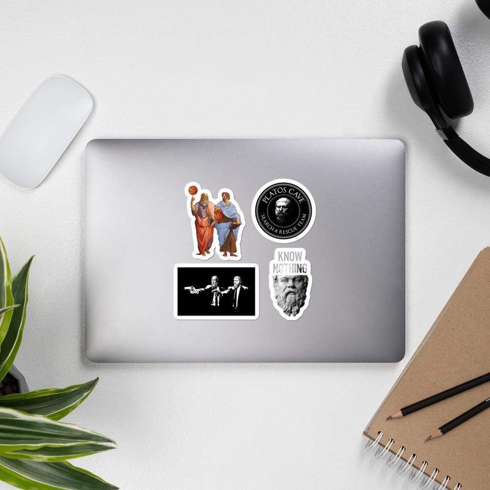Plato & Socrates Set - Sticker Set-Sticker Set-The Philosopher's Shirt