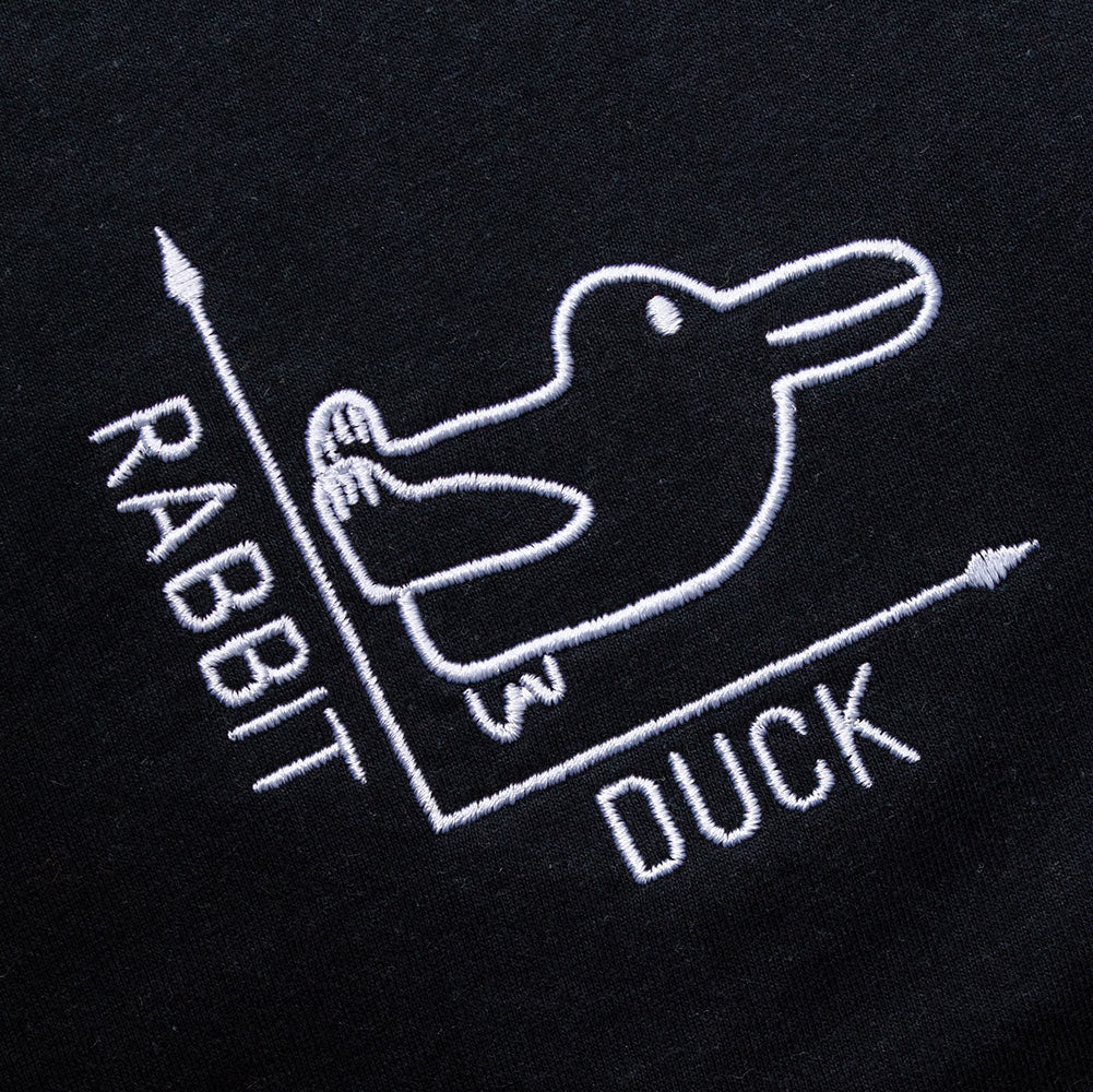 Kaninchen-Ente - Bestickt - Sweatshirt