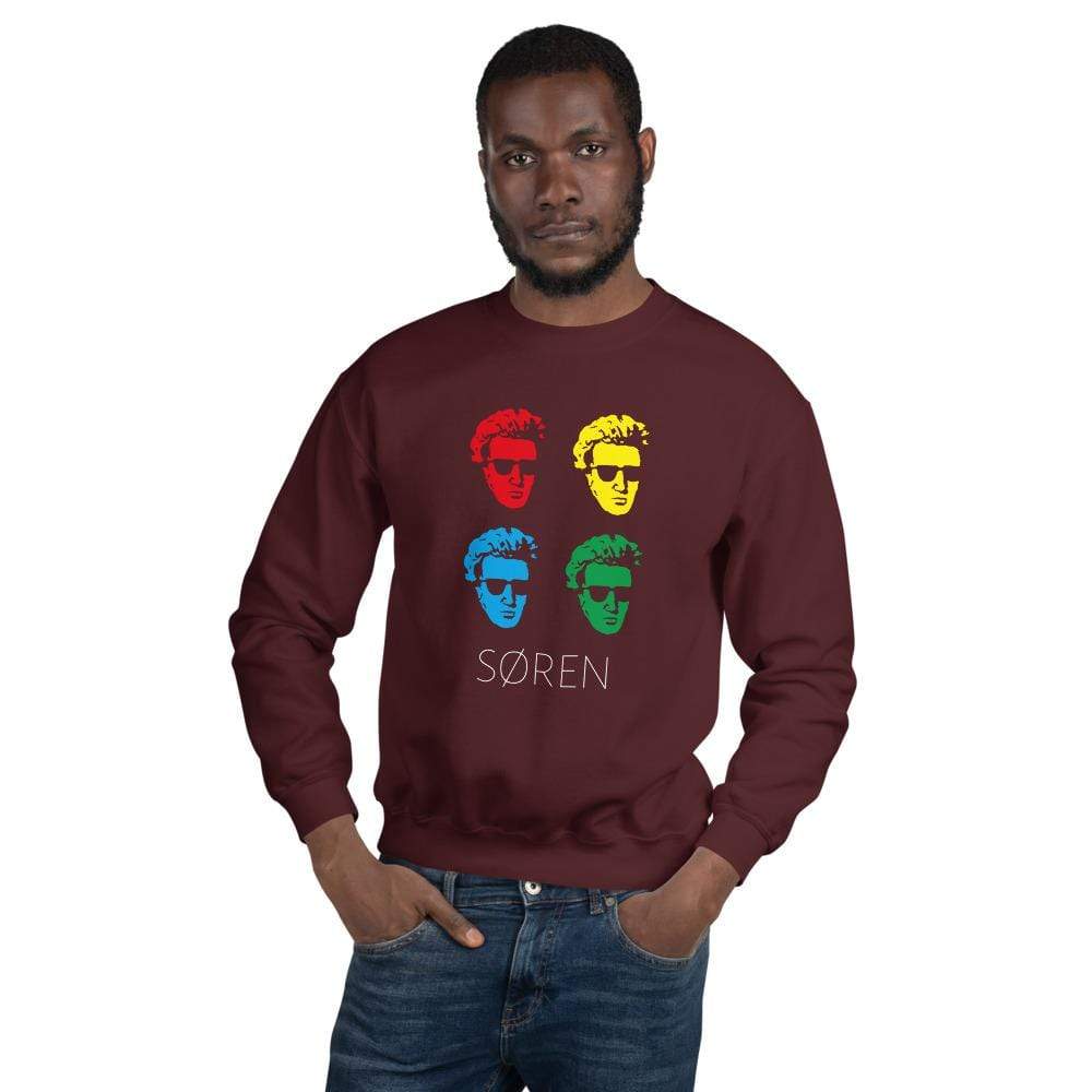 Soeren Kierkegaard Pop Art - Sweatshirt