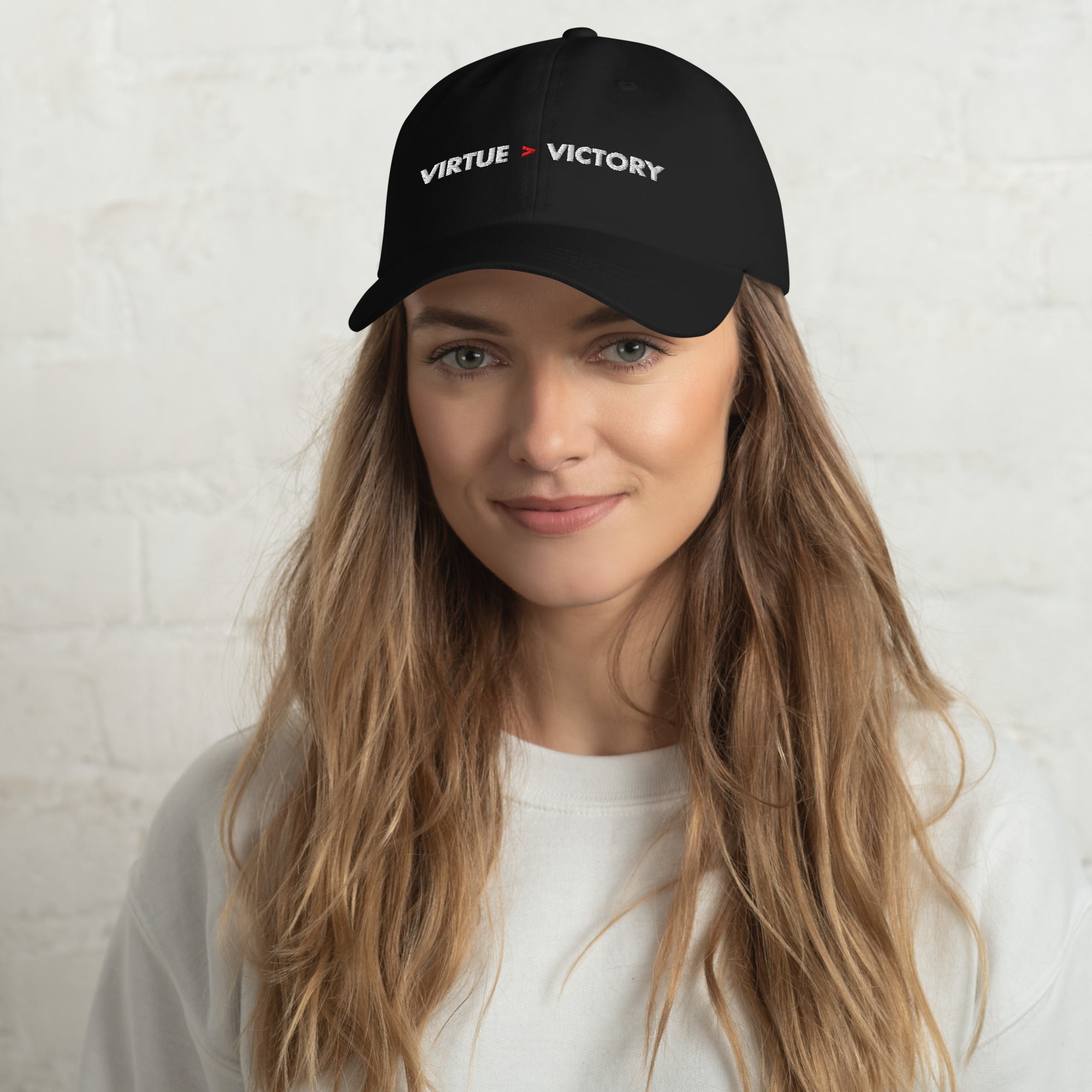 Virtue over Victory - Brodé - Casquette - The Philosopher's Shirt