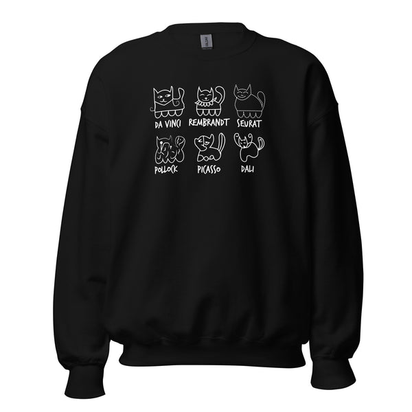 Cat by Artist - Sweatshirt Cat by Artist - Sweatshirt