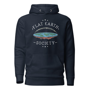 Flat Earth Society - Sudadera con capucha Premium