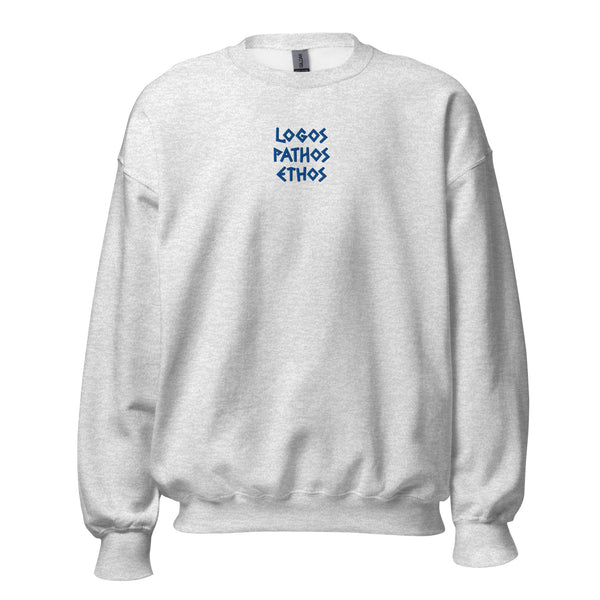 Logos Pathos Ethos - Embroidered - Sweatshirt Logos Pathos Ethos - Embroidered - Sweatshirt