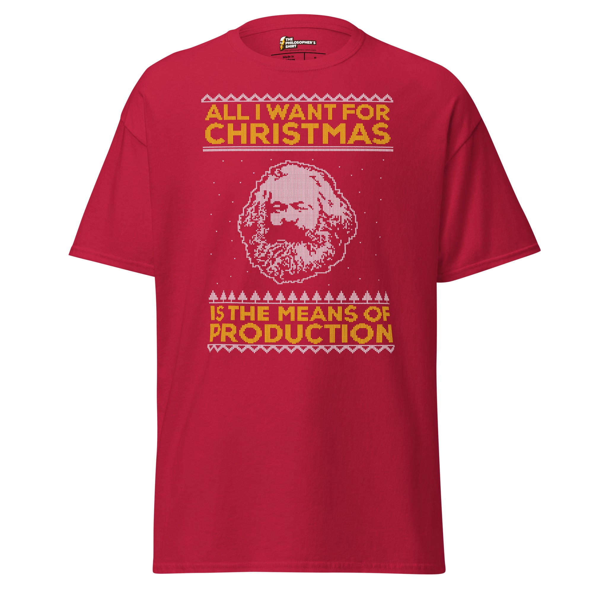 Marx - Tutto ciò che voglio per Natale sono i mezzi di produzione - Unisex Classic T-Shirt - The Philosopher's Shirt