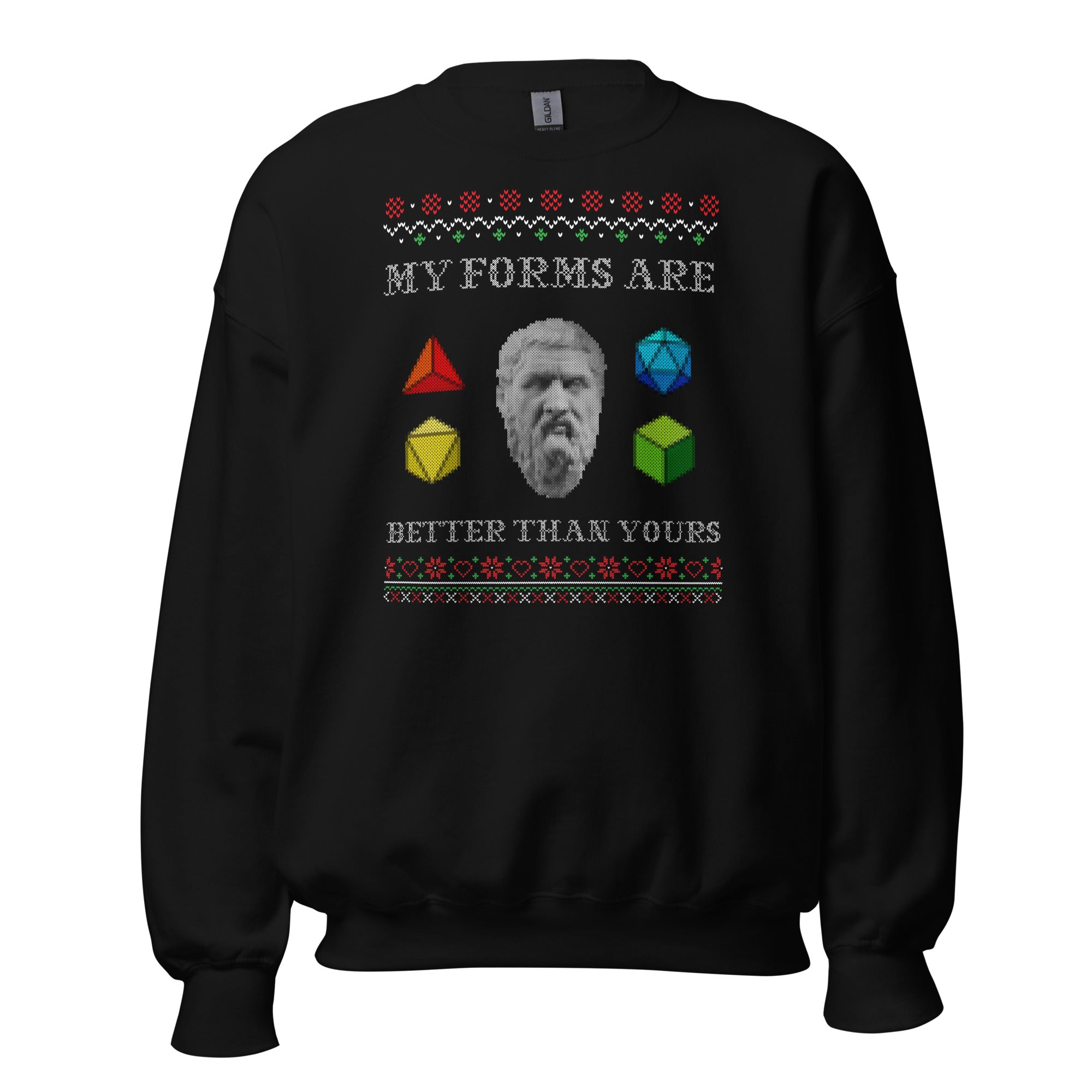 Plato - My forms are better than yours - Sweatshirt - The Philosopher's Shirt