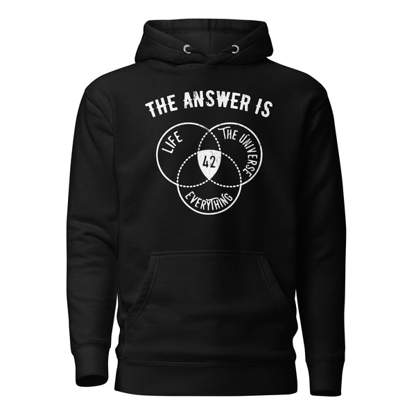 The Answer Is Always 42 - Premium Hoodie The Answer Is Always 42 - Premium Hoodie