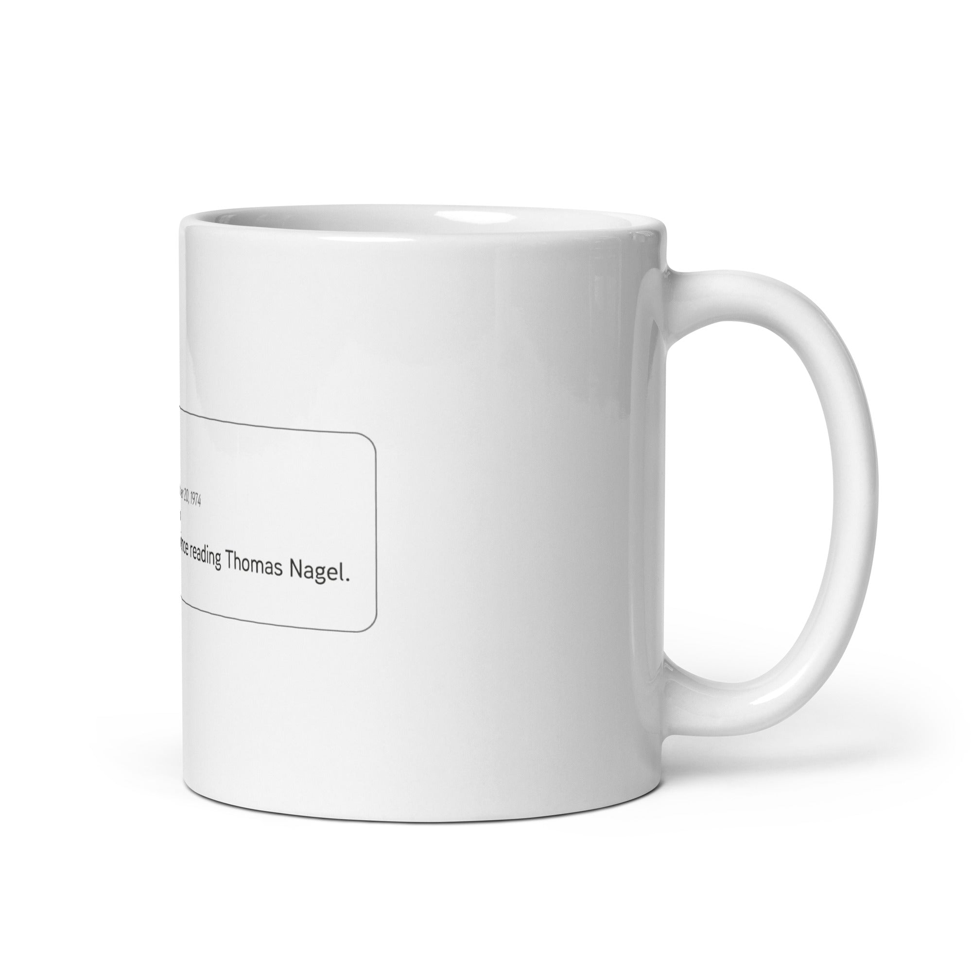 Thomas Nagel: Bat Experience - Mug - The Philosopher's Shirt