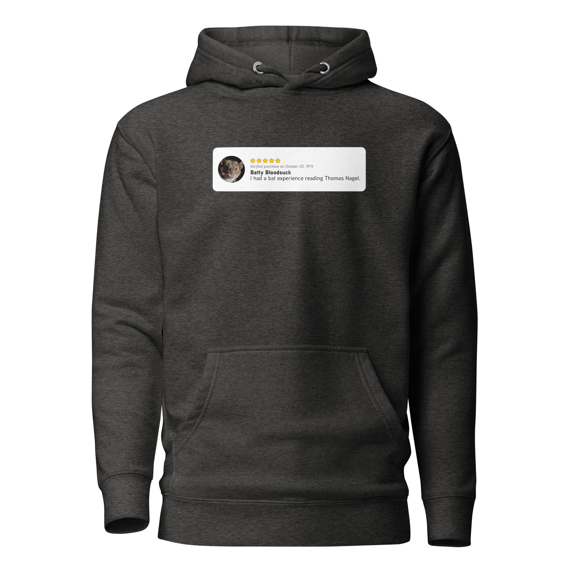 Thomas Nagel: Bat Experience - Premium Hoodie - The Philosopher's Shirt