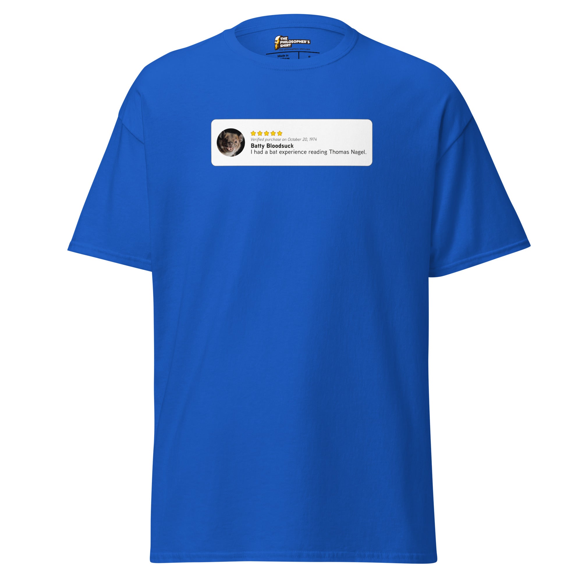 Thomas Nagel: Bat Experience - Unisex Classic T-Shirt - The Philosopher's Shirt