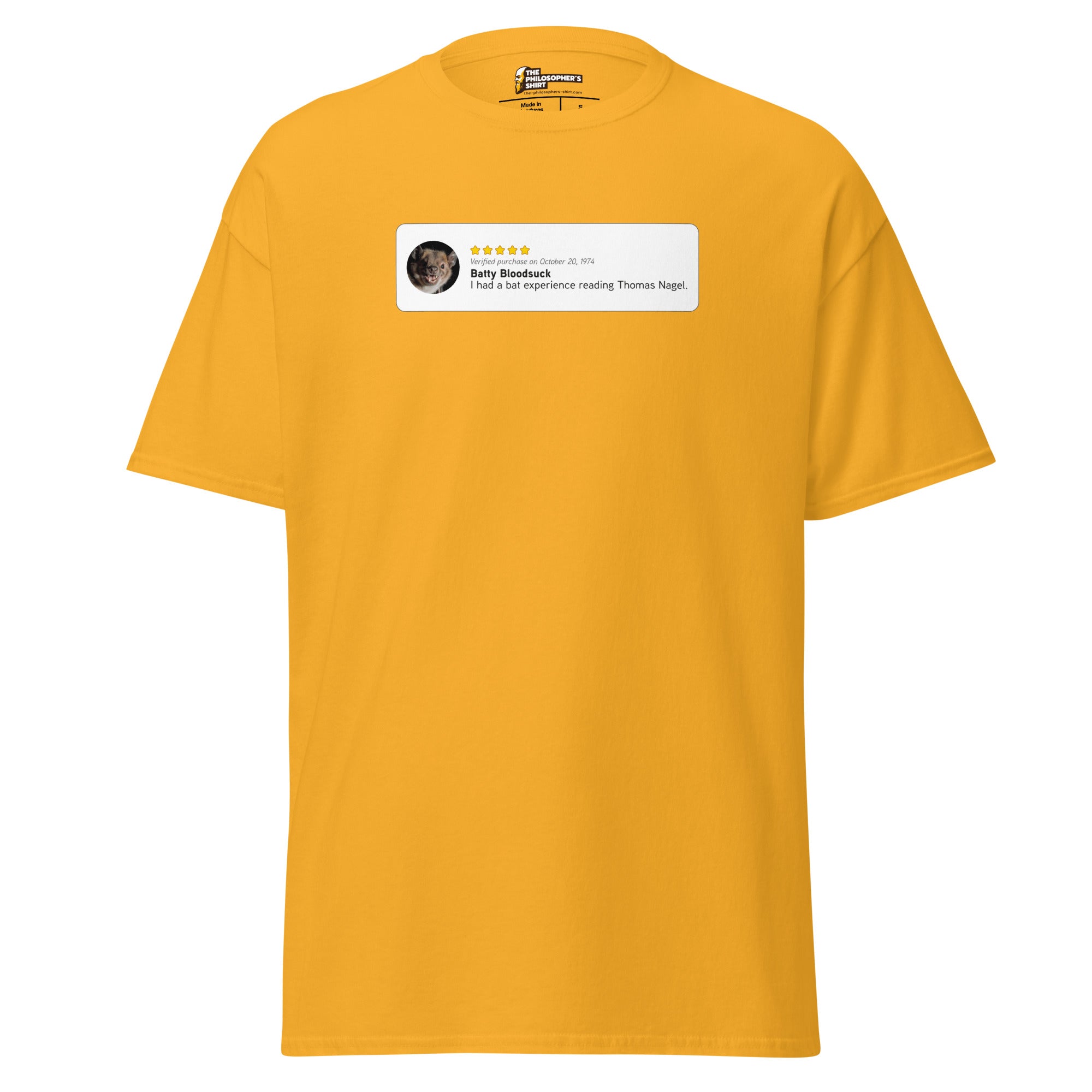 Thomas Nagel: Bat Experience - Unisex Classic T-Shirt - The Philosopher's Shirt
