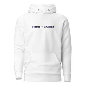 Virtue over Victory - Brodé - Premium Hoodie