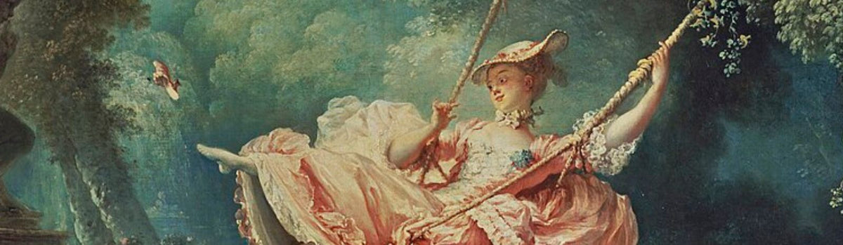 A small snippet from the painting, The Swing.