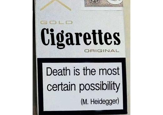 Death as the basis of an existential philosophy