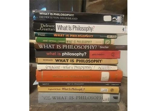 Now, what IS philosophy?!