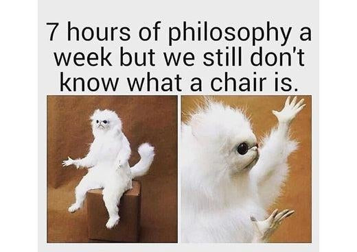 The philosophy of a chair: Ok, but have you tried to define "definition" yet?