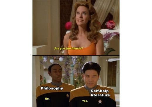 The thing about "self-help" literature
