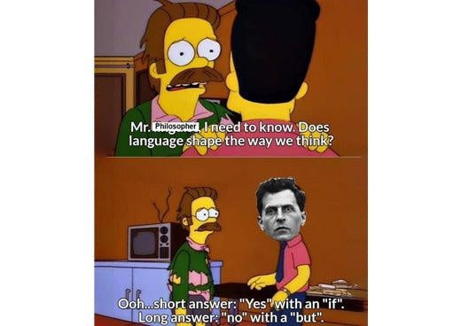 Wittgenstein on language and thought