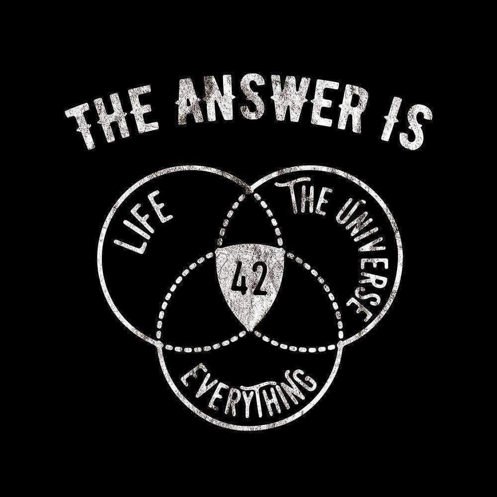 The answer is Always 42 – The Philosopher's Shirt