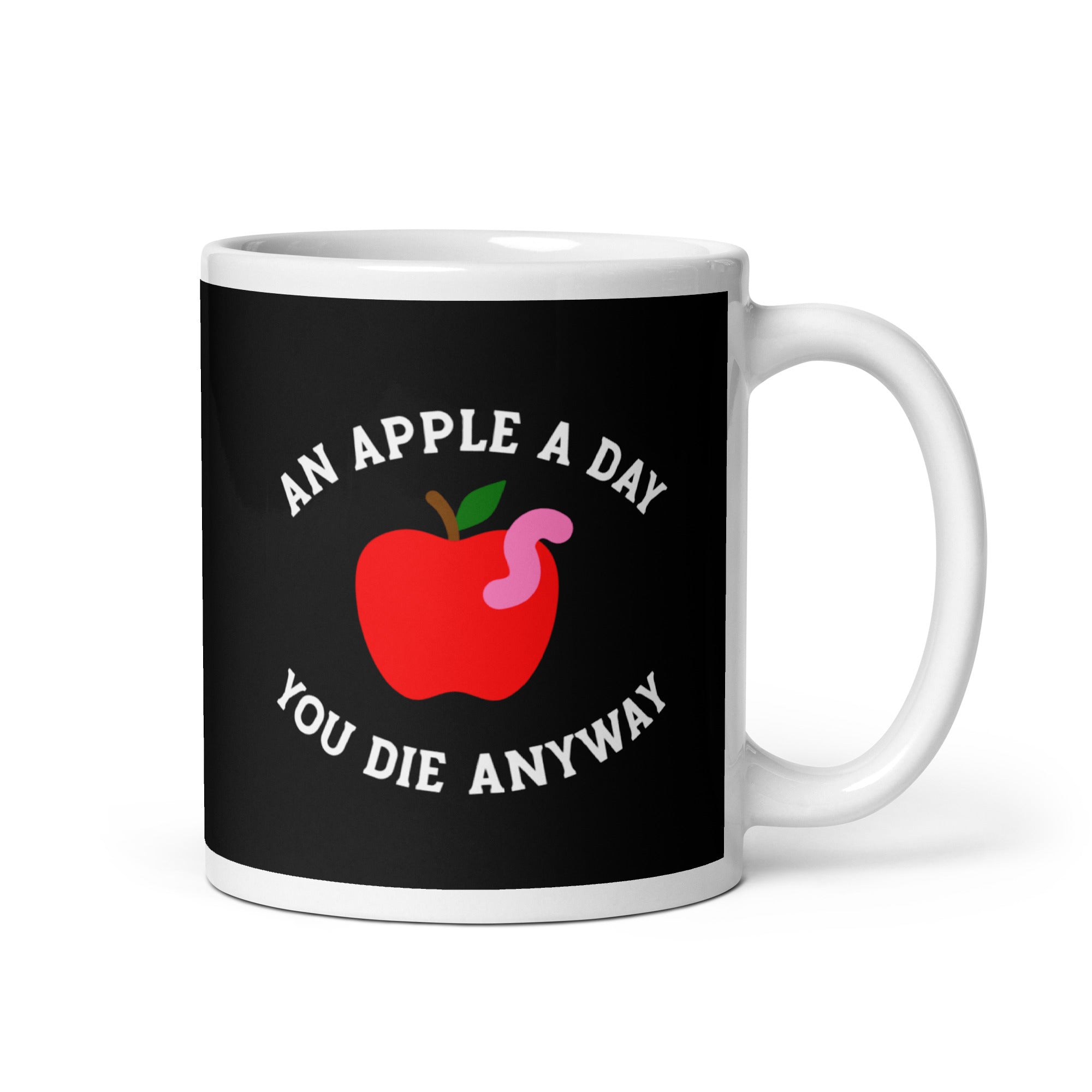 An Apple a Day - Mug - 325ml | 11oz- - The Philosopher's Shirt