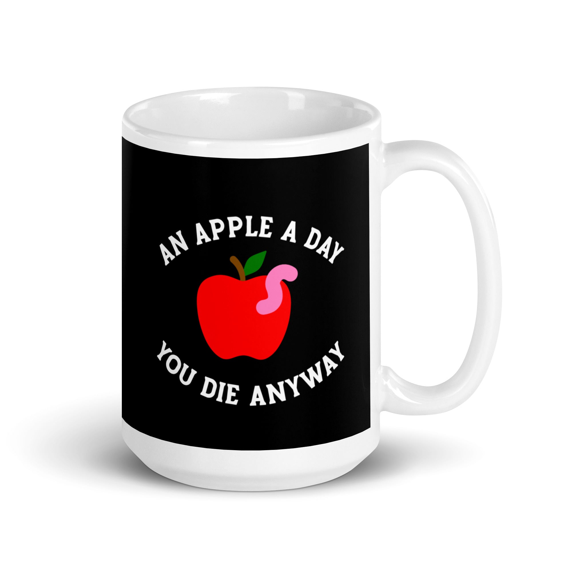 An Apple a Day - Mug - 445ml | 15oz- - The Philosopher's Shirt