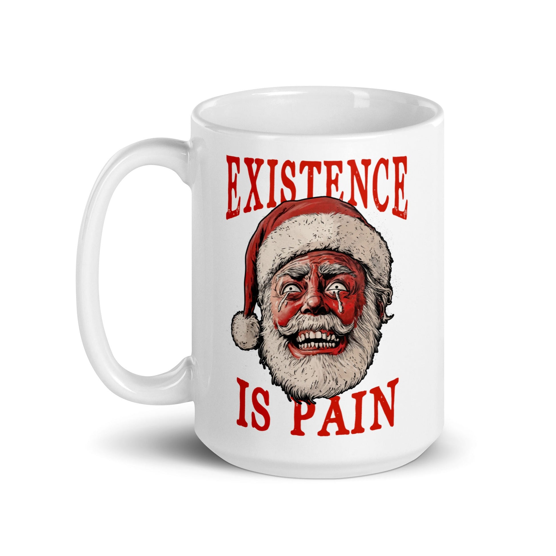 Anonymous Santa - Existence is Pain - Taza