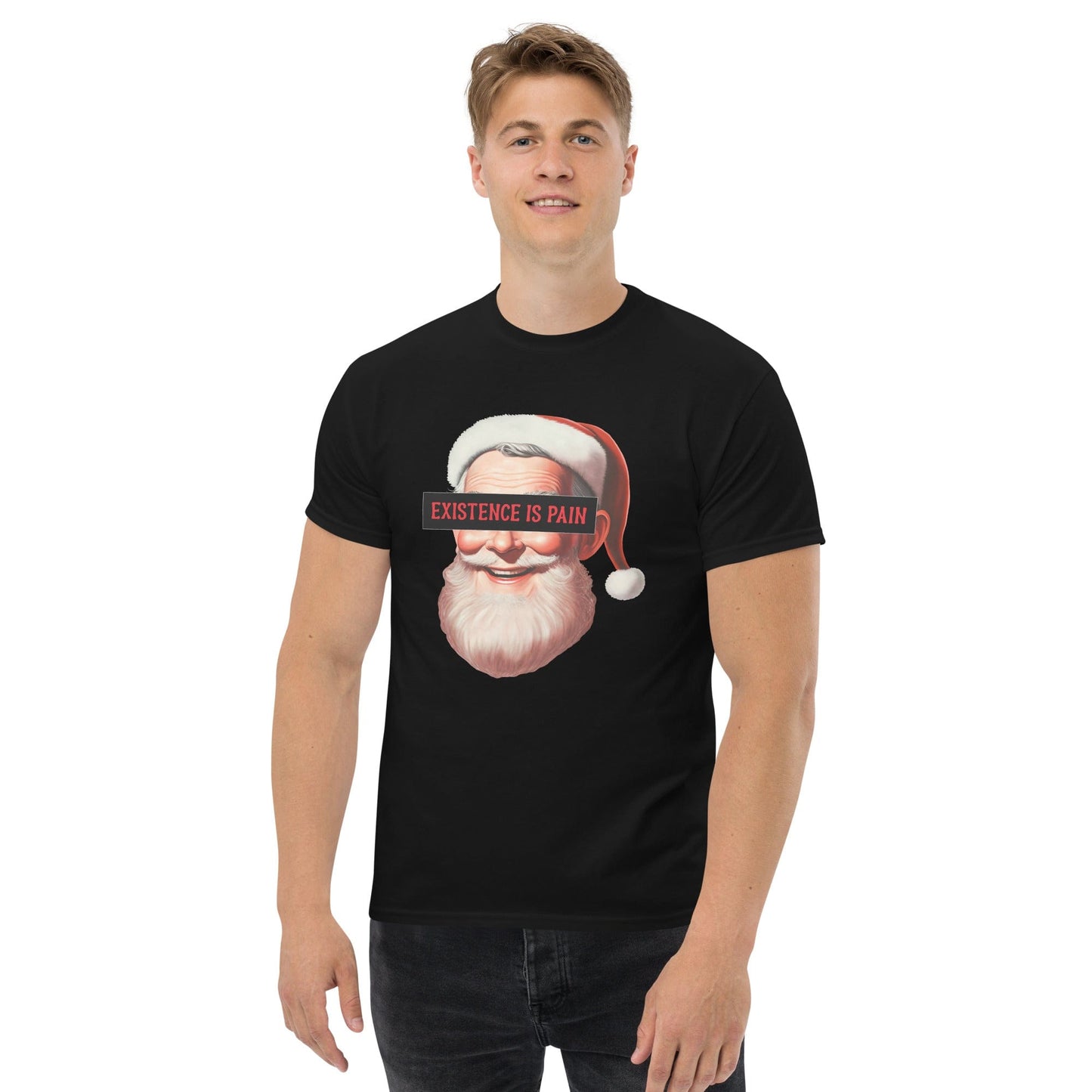 Anonymous Santa - Existence is Pain - Plus-Sized T-Shirt