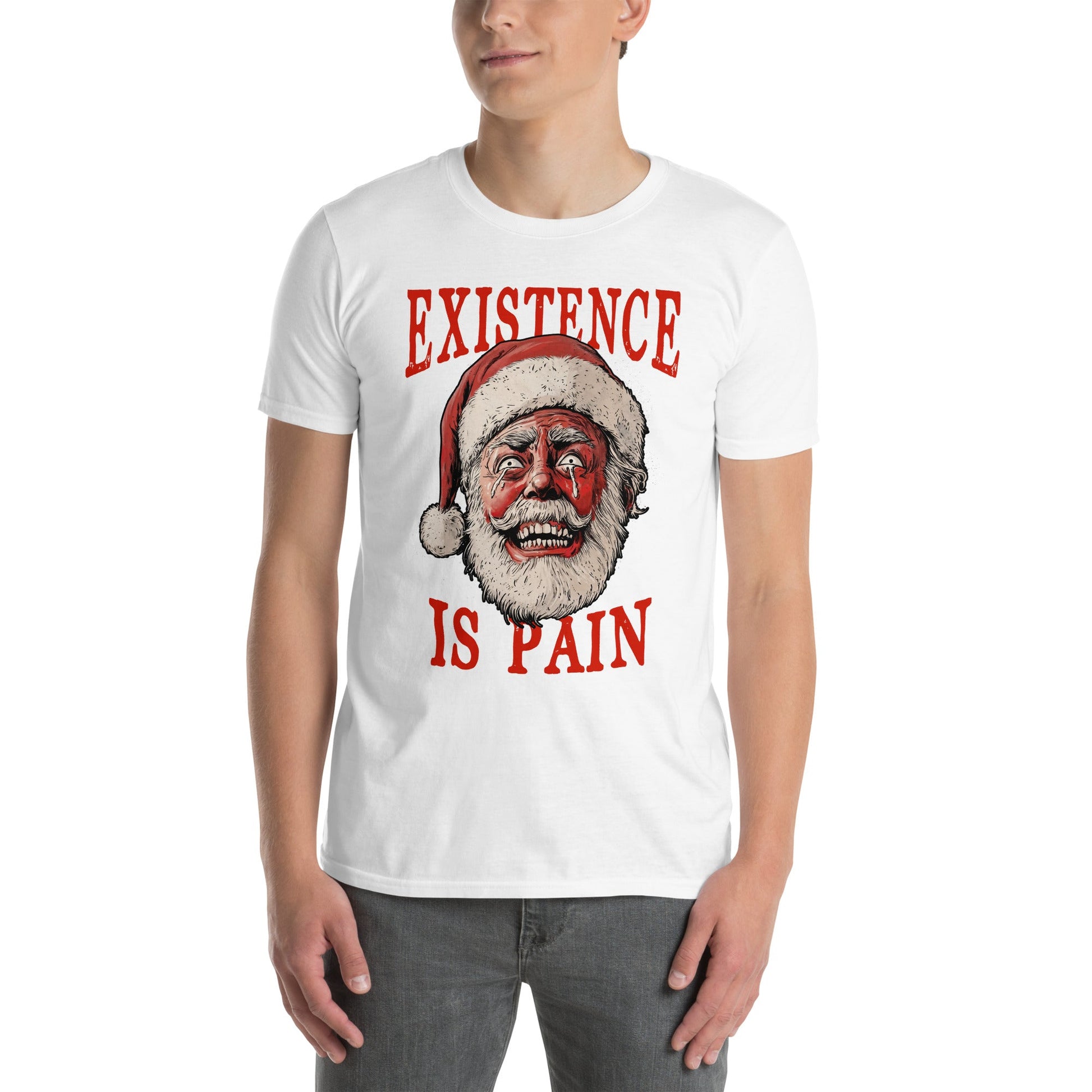 Anonymous Santa - Existence is Pain - Premium T-Shirt