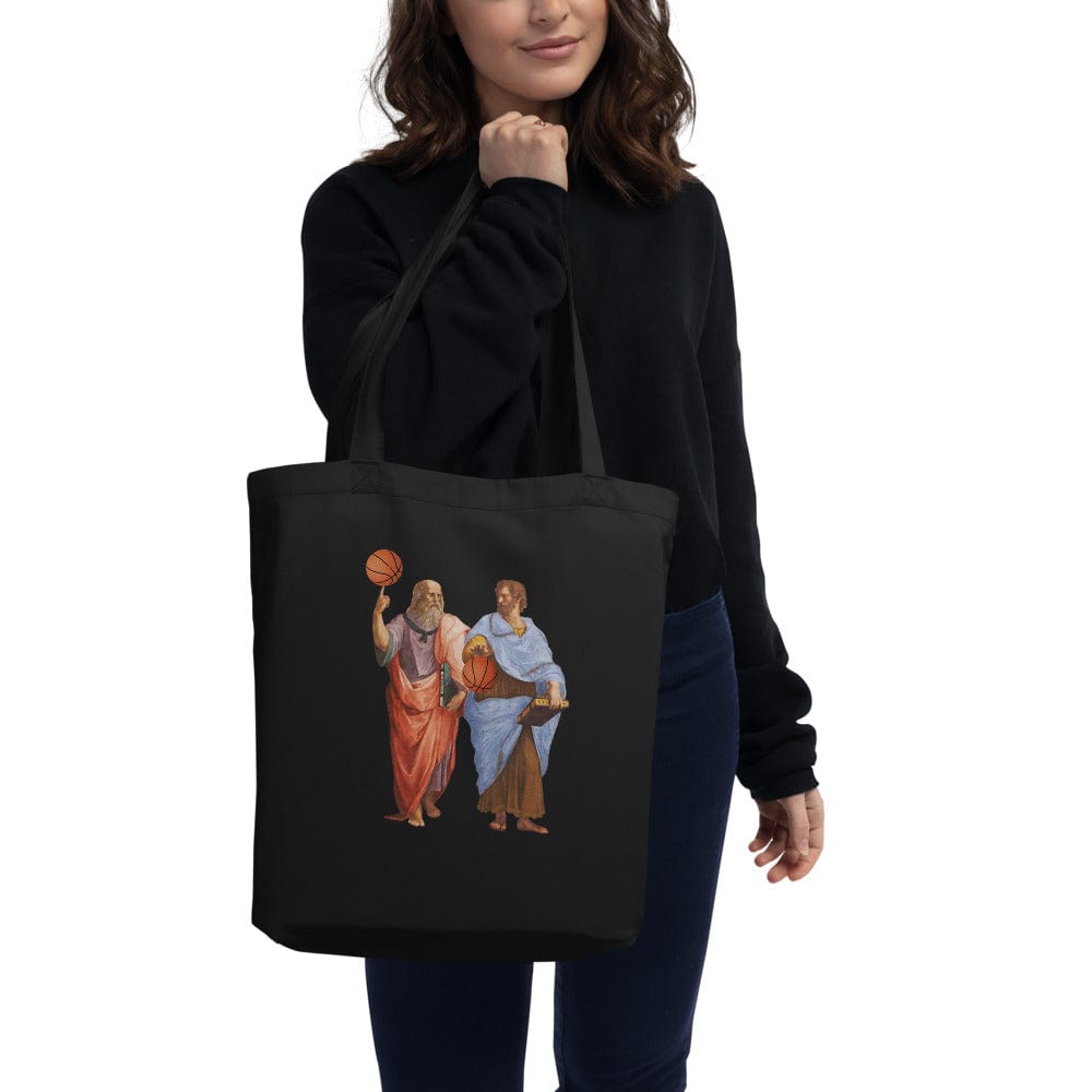 Aristotle and Plato with Basketballs - Eco Tote Bag