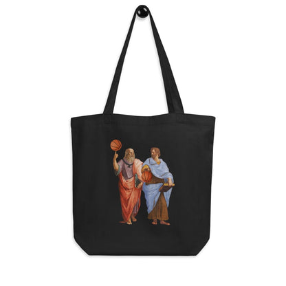 Aristotle and Plato with Basketballs - Eco Tote Bag