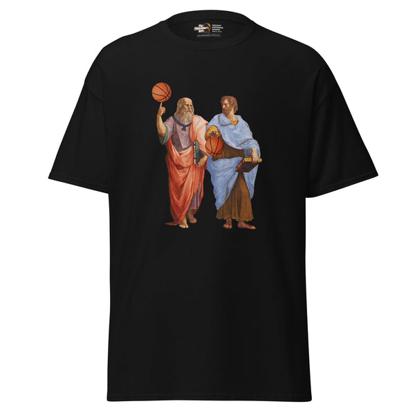 Aristotle and Plato with Basketballs - Unisex Classic T-Shirt