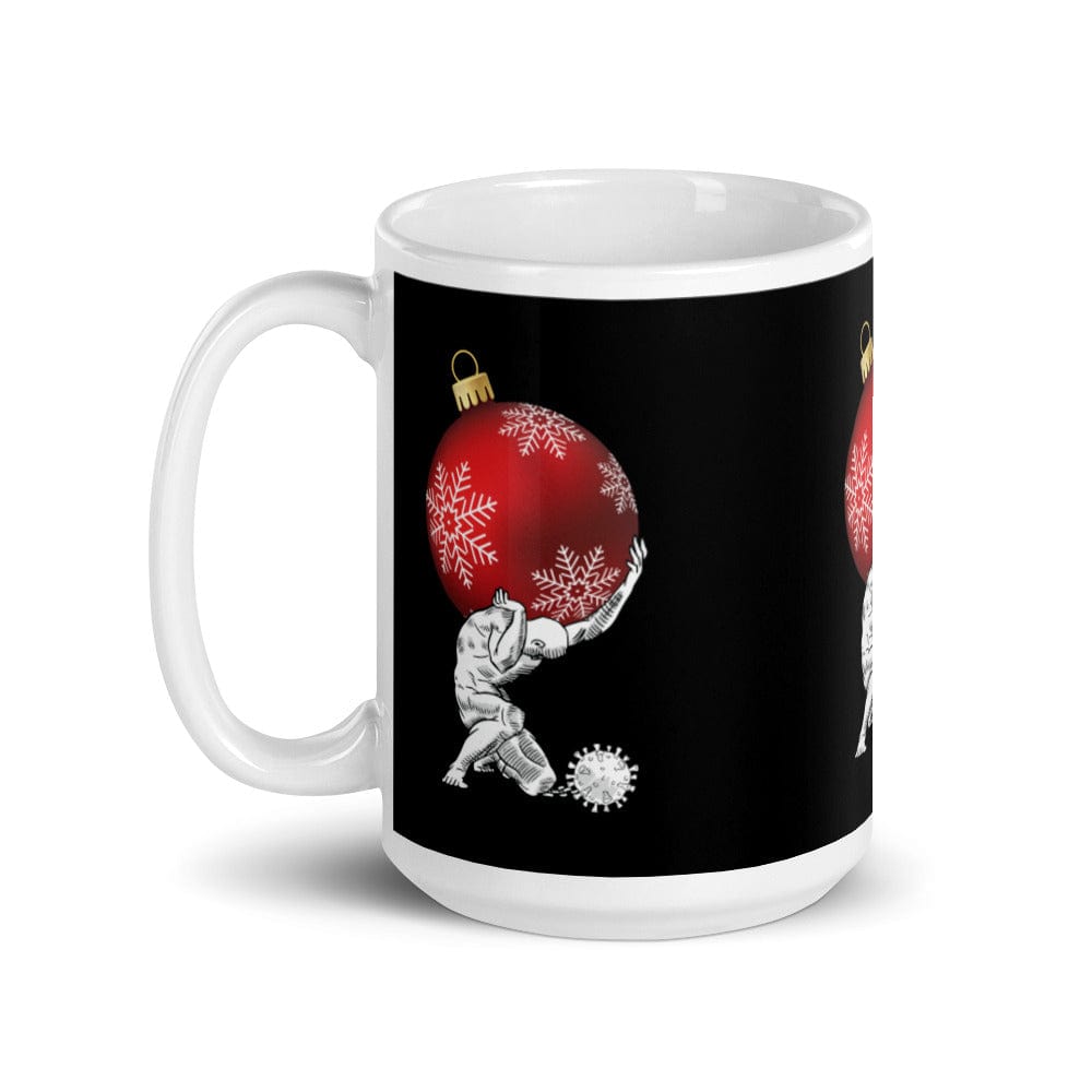 Atlas holding Christmas - Mug