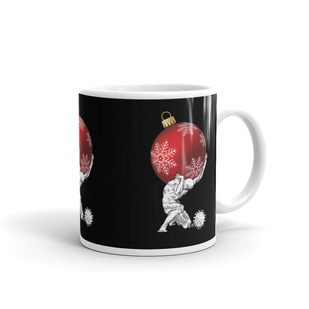 Atlas holding Christmas - Mug