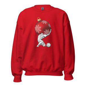 Atlas holding Christmas - Sweatshirt