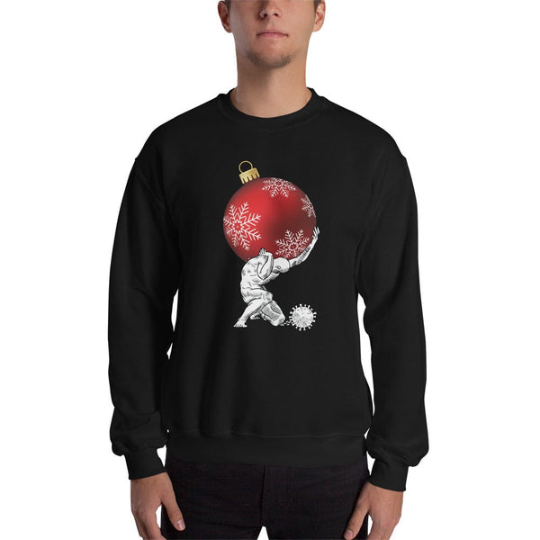 Atlas holding Christmas - Sweatshirt