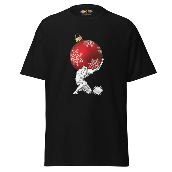 Atlas holding Christmas - Unisex Classic T-Shirt