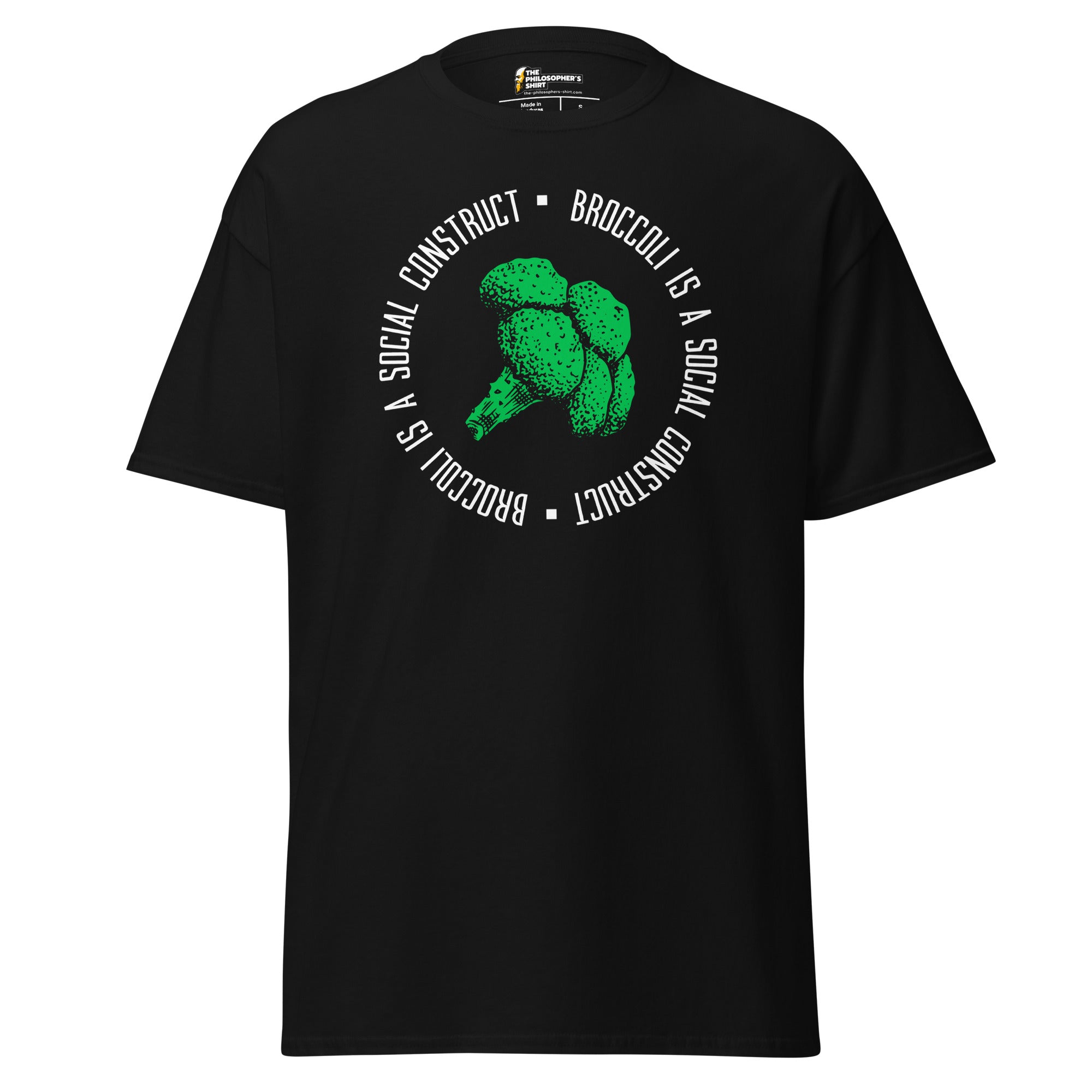 Broccoli is a social construct - Unisex Classic T-Shirt-Unisex Classic T-Shirt-The Philosopher's Shirt