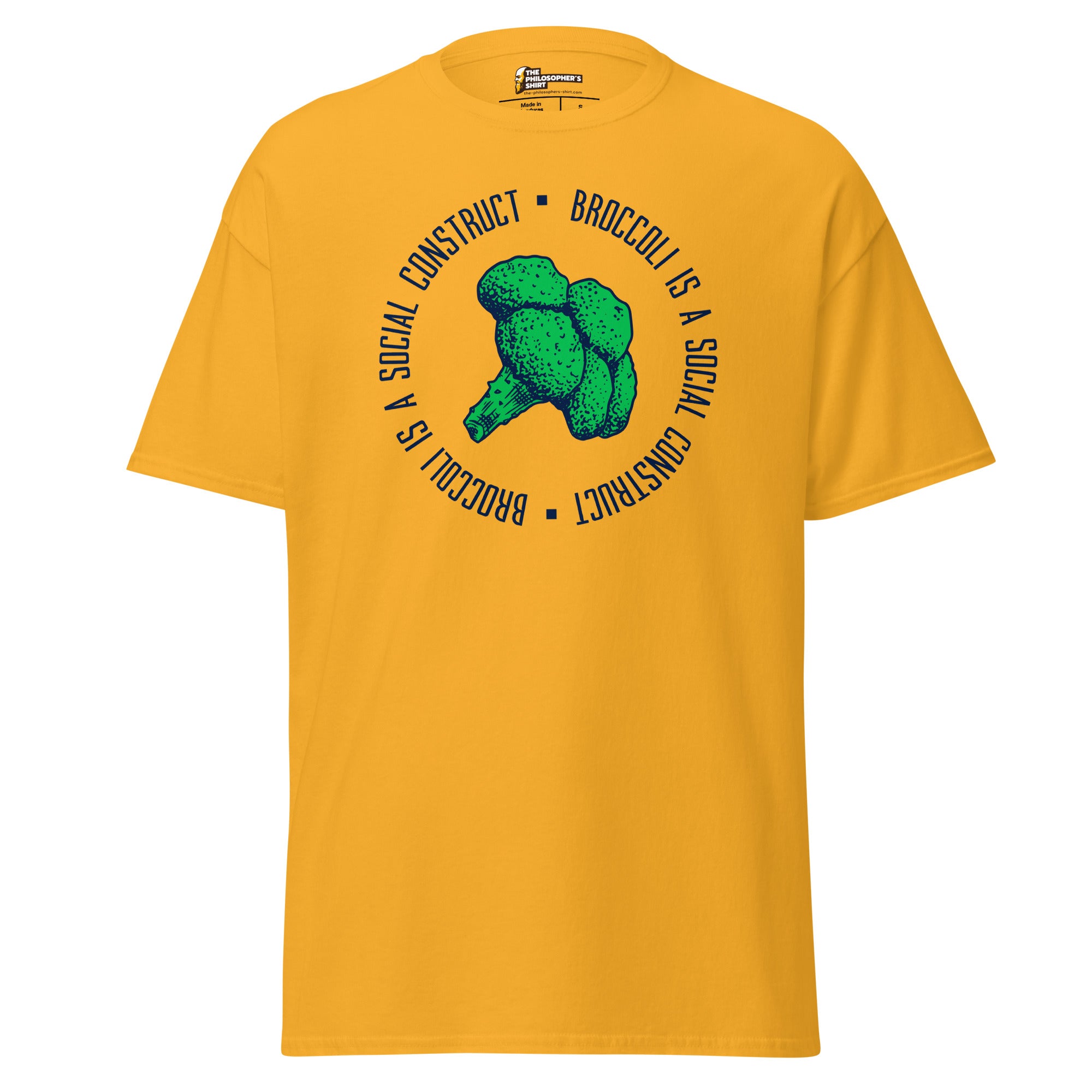 Broccoli is a social construct - Unisex Classic T-Shirt-Unisex Classic T-Shirt-The Philosopher's Shirt