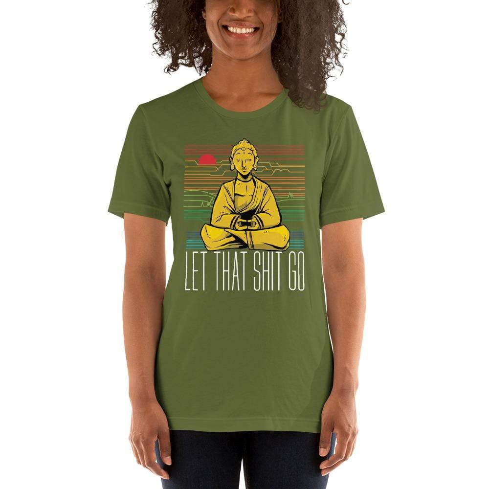 Buddha - Let that shit go - Basic T-Shirt