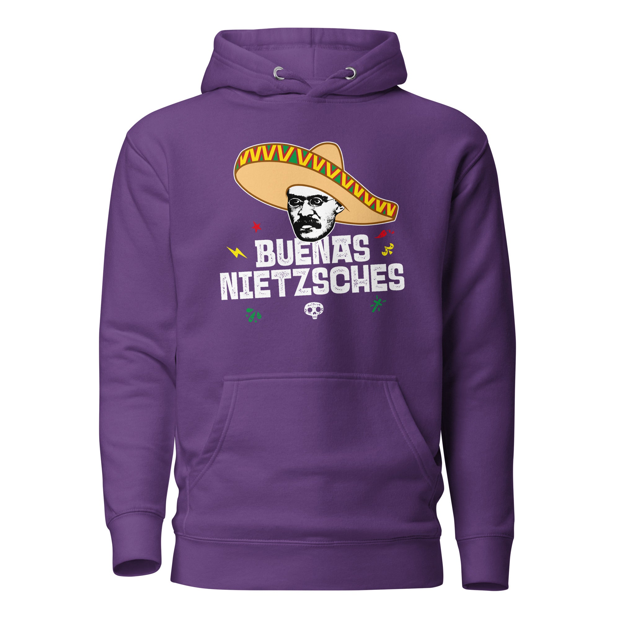 Buenas Nietzsches - Premium Hoodie - Purple - The Philosopher's Shirt