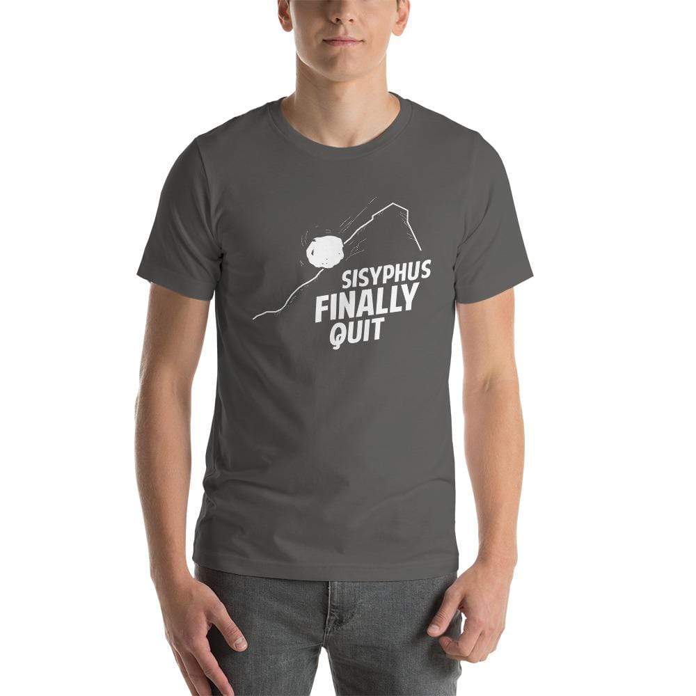 Camus - Sisyphus Finally Quit - Basic T-Shirt