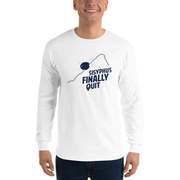 Camus - Sisyphus Finally Quit - Long-Sleeved Shirt