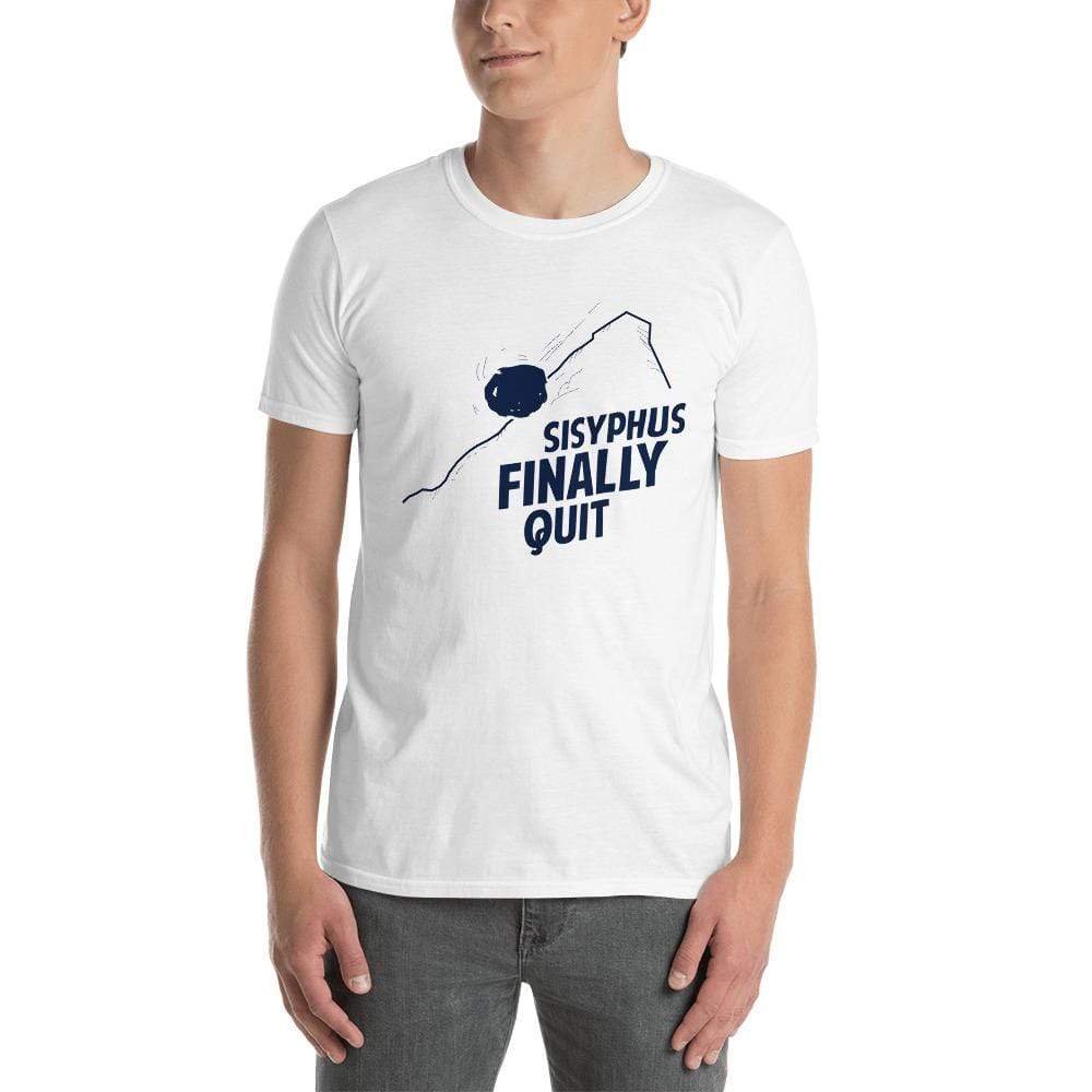 Camus - Sisyphus Finally Quit - Premium T-Shirt