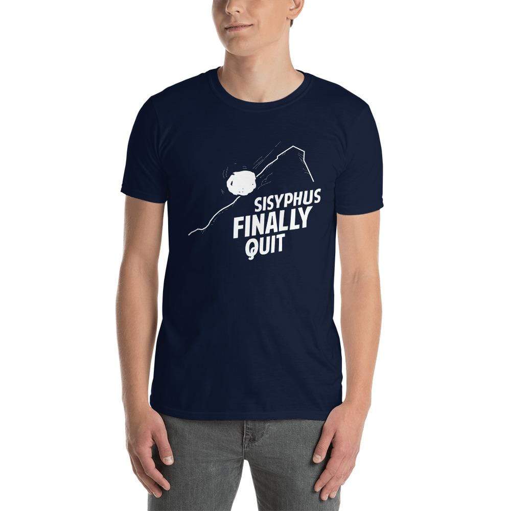 Camus - Sisyphus Finally Quit - Premium T-Shirt