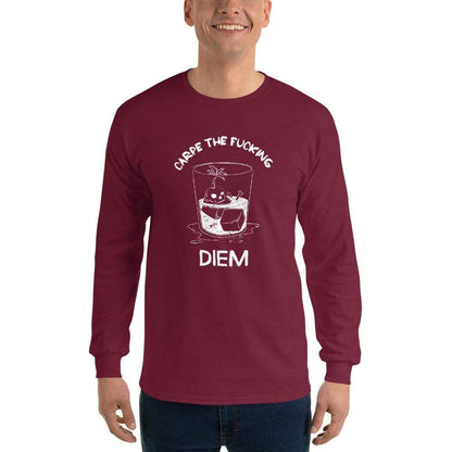 Carpe The Fucking Diem Vacation Design - Long-Sleeved Shirt