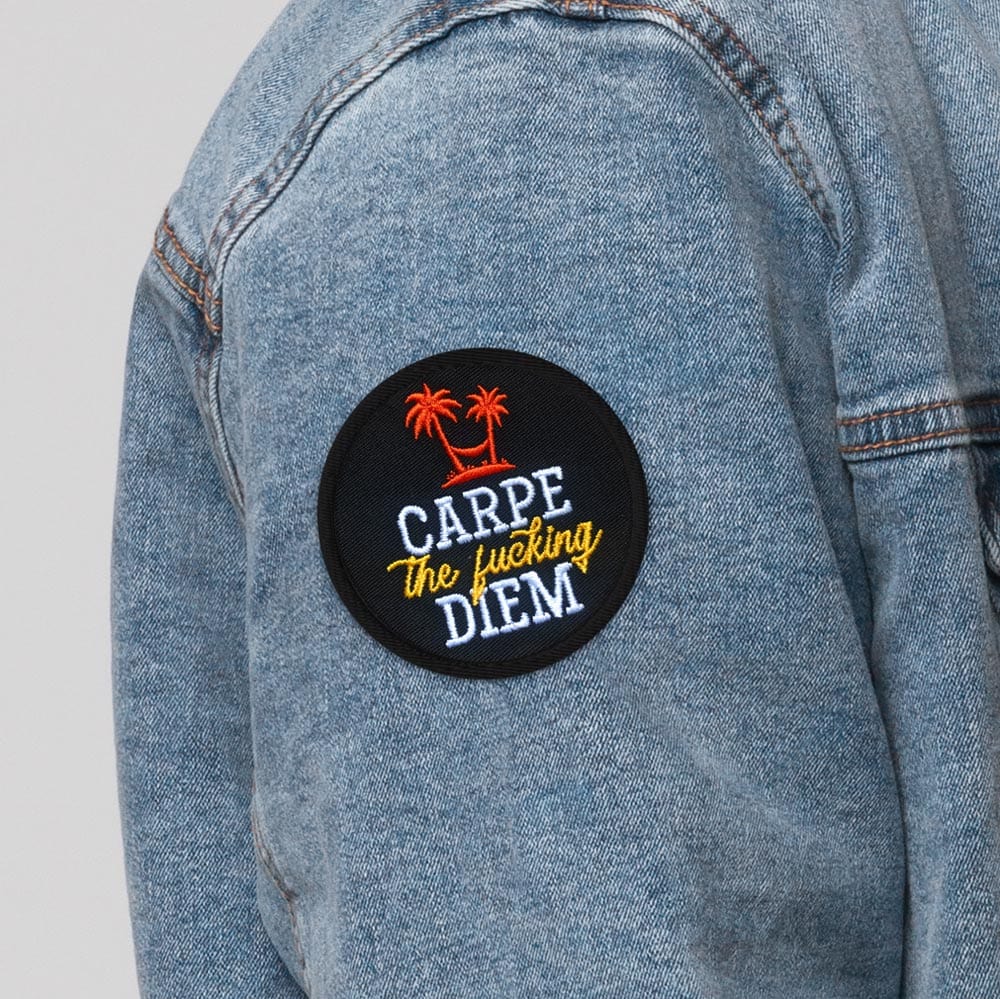 Carpe the fucking Diem - Embroidered patch