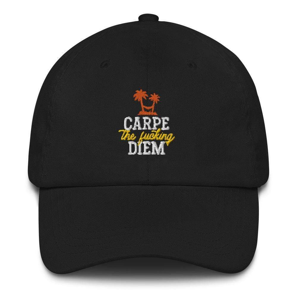 Carpe the fucking diem - Embroidered - Cap-Cap-The Philosopher's Shirt