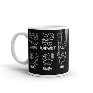 Chat par artiste - Mug