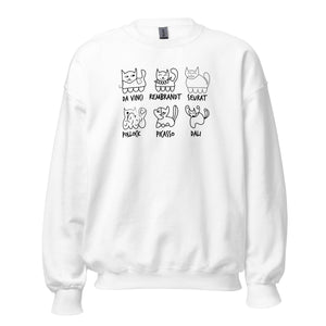 Cat by Artist - Sweatshirt