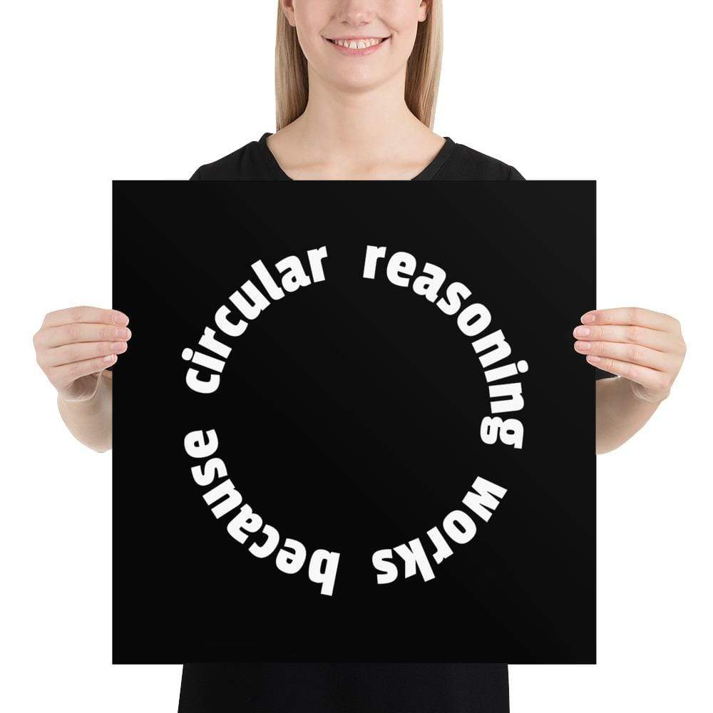 Circular reasoning works - Poster
