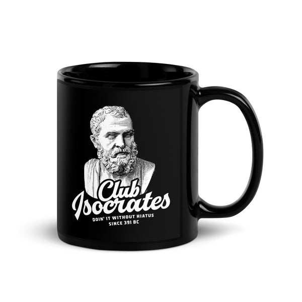 Club Isocrates - Black Glossy Mug